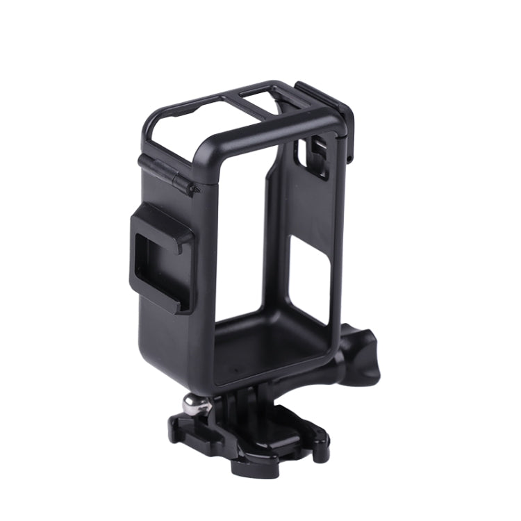 For DJI Osmo Action 3 Vertical Plastic Protective Frame Cage with Cold Shoes, For DJI Osmo Action 3