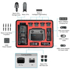 STARTRC ABS Waterproof Shockproof Suitcase for DJI Mavic 3 Pro / RC / RC Pro – Shockproof, Waterproof, Wear-resistant, For DJI Mavic 3 Pro / RC / RC Pro