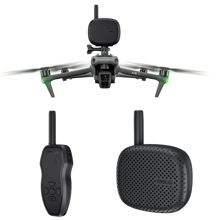 STARTRC Drone Megaphone Wireless Portable Speaker 3KM Control for DJI Mavic / Air / Mini Series, 3KM Control 3KM Control