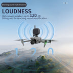 STARTRC Drone Megaphone Wireless Portable Speaker 3KM Control for DJI Mavic / Air / Mini Series, 3KM Control