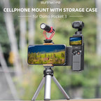 For DJI OSMO Pocket 3 Sunnylife OP3-AD744 Expanded Phone Clamp Holder with Storage Case, OP3-AD744 – Durable Build, Easy to Use