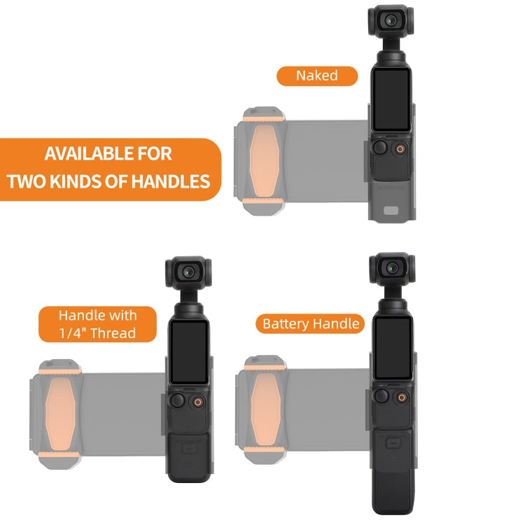 For DJI OSMO Pocket 3 Sunnylife OP3-AD744 Expanded Phone Clamp Holder with Storage Case, OP3-AD744 – Durable Build, Easy to Use