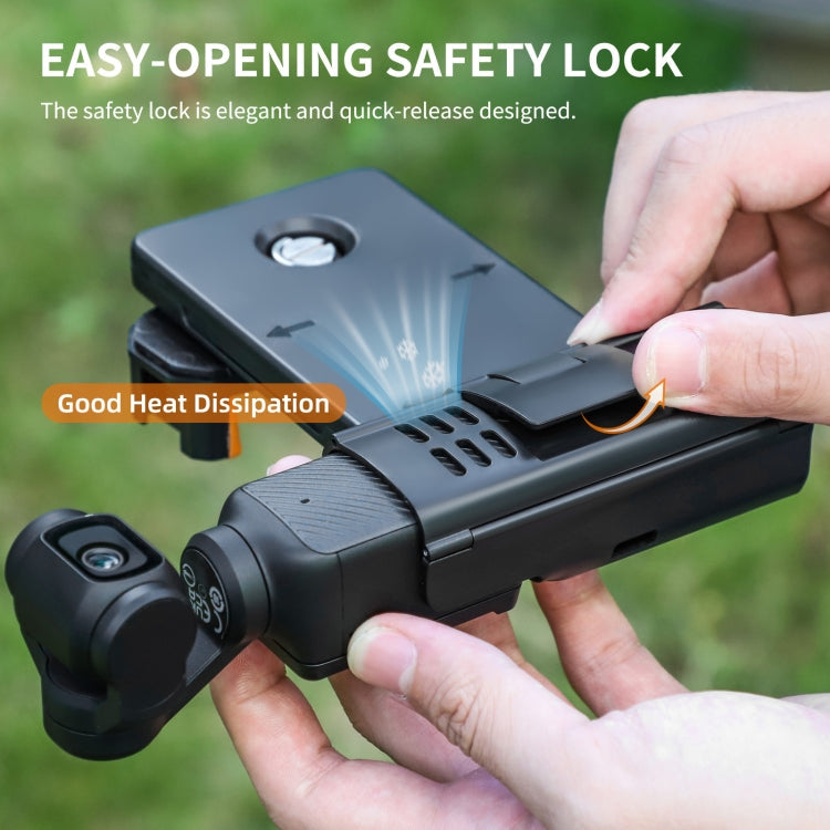 For DJI OSMO Pocket 3 Sunnylife OP3-AD744 Expanded Phone Clamp Holder with Storage Case, OP3-AD744 – Durable Build, Easy to Use