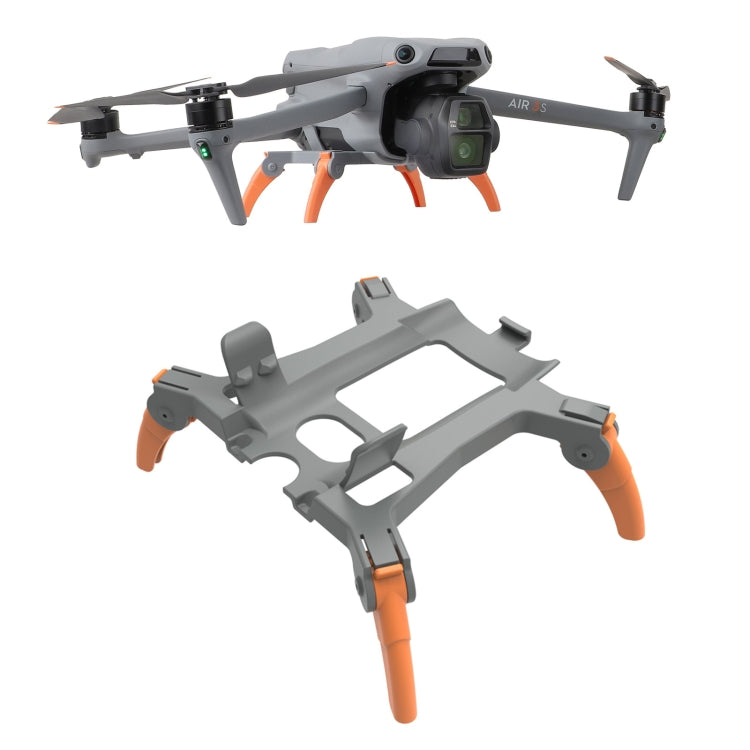 For DJI Air 3S / 3 Sunnylife Landing Gear Extensions Heightened Spider Gears Support Leg Orange