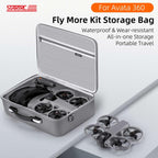 STARTRC Upgraded Shoulder PU Storage Bag Motion-Sensing Fly Kit Handbag – Durable Build, Easy to Use, For DJI Avata 360