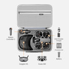 STARTRC Upgraded Shoulder PU Storage Bag Motion-Sensing Fly Kit Handbag – Durable Build, Easy to Use, For DJI Avata 360