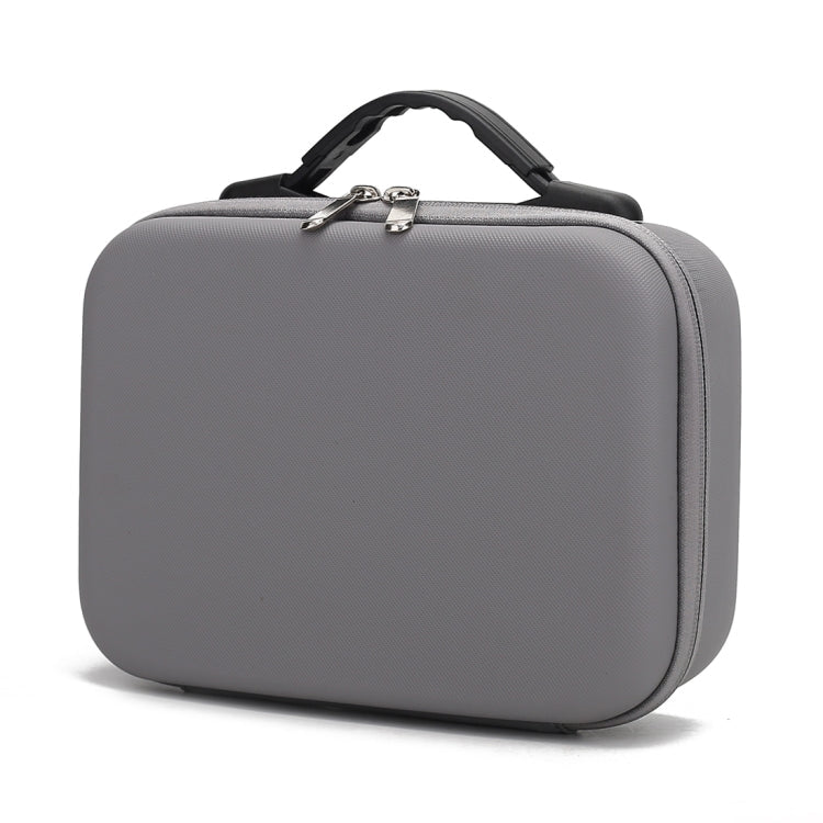 Diamond Texture Shockproof PU Portable Safety Protective Box Storage Bag for DJI Osmo Mobile 4, Grey Grey