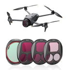 For DJI Mavic 4 Pro STARTRC 4 in 1 CPL ND8 ND32 ND64 Lens Filter Kit, CPL ND8 ND32 ND64 – Aluminum Alloy CPL ND8 ND32 ND64