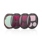 For DJI Mavic 4 Pro STARTRC 4 in 1 CPL ND8 ND32 ND64 Lens Filter Kit, CPL ND8 ND32 ND64 – Aluminum Alloy