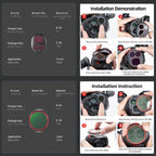 For DJI Mavic 4 Pro STARTRC 4 in 1 CPL ND8 ND32 ND64 Lens Filter Kit, CPL ND8 ND32 ND64 – Aluminum Alloy