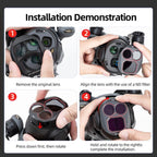 For DJI Mavic 4 Pro STARTRC 4 in 1 ND8 ND16 ND32 ND64 Lens Filter Kit, ND8 ND16 ND32 ND64