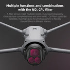 For DJI Mavic 4 Pro STARTRC 4 in 1 ND8 ND16 ND32 ND64 Lens Filter Kit, ND8 ND16 ND32 ND64