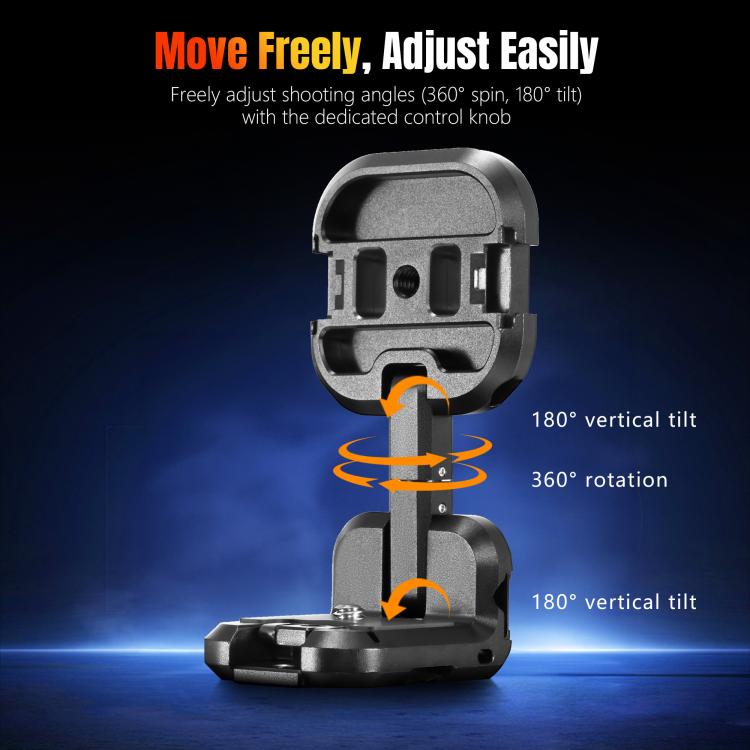 For DJI Osmo Pocket 3 STARTRC Metal L-shaped Expansion Bracket, For DJI Osmo Pocket 3