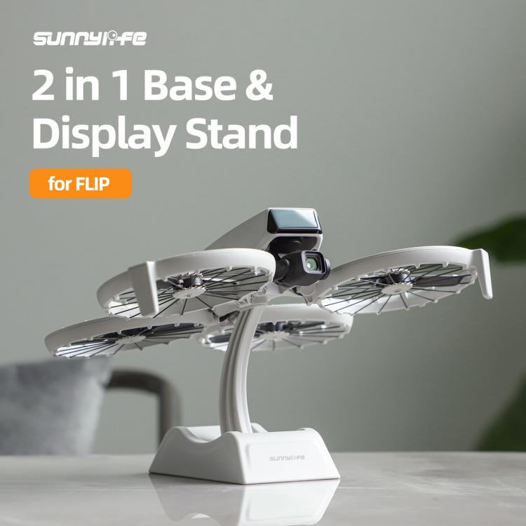 For DJI Flip Sunnylife 2 in 1 Desktop Display Stand Drone Base Mount Exhibition Base Bracket, For DJI Flip
