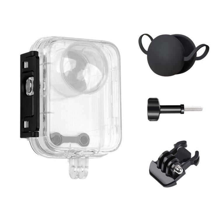 For DJI Osmo 360 50m Depth Waterproof Housing Case with Lens Silicone Cap, For DJI Osmo 360 For DJI Osmo 360