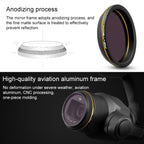 PGYTECH X4S-HD ND64 Gold-edge Lens Filter for DJI Inspire 2 / X4S Gimbal Camera Drone Accessories, ND64 – Aluminum Alloy