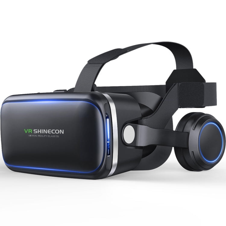 VR SHINECON G04E Virtual Reality 3D Video Glasses Suitable for 3.5 inch - 6.0 inch Smartphone with HiFi Headset – Durable Build, Easy to Use Default Title