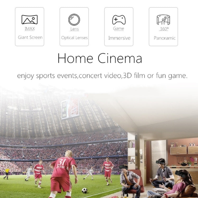 VR SHINECON G04E Virtual Reality 3D Video Glasses Suitable for 3.5 inch - 6.0 inch Smartphone with HiFi Headset – Durable Build, Easy to Use