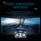 VR SHINECON G06E Virtual Reality 3D Video Glasses Suitable for 4.7 inch - 6.1 inch Smartphone with Headset, G06E – Durable Build, Easy to Use