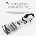 VR SHINECON G06E Virtual Reality 3D Video Glasses Suitable for 4.7 inch - 6.1 inch Smartphone with Headset, G06E – Durable Build, Easy to Use