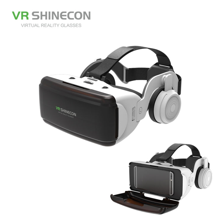 VR SHINECON G06E Virtual Reality 3D Video Glasses Suitable for 4.7 inch - 6.1 inch Smartphone with Headset, G06E – Durable Build, Easy to Use