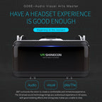 VR SHINECON G06E Virtual Reality 3D Video Glasses Suitable for 4.7 inch - 6.1 inch Smartphone with Headset, G06E – Durable Build, Easy to Use