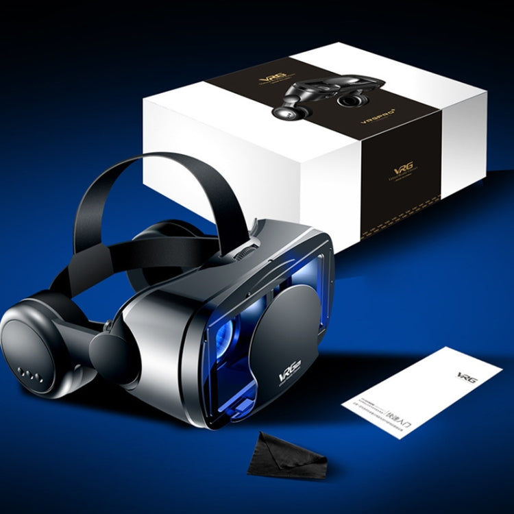 VRG Pro Audio Video Version Blu-ray Coated Lenses All-in-one Mobile Phone 3D VR Glasses, Blu-ray Coated Lenses – Durable Build, Easy to Use