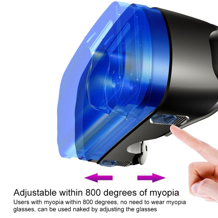 VRG Pro Audio Video Version Blu-ray Coated Lenses All-in-one Mobile Phone 3D VR Glasses, Blu-ray Coated Lenses – Durable Build, Easy to Use