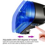 VRG Pro Audio Video Version Blu-ray Coated Lenses All-in-one Mobile Phone 3D VR Glasses, Blu-ray Coated Lenses – Durable Build, Easy to Use