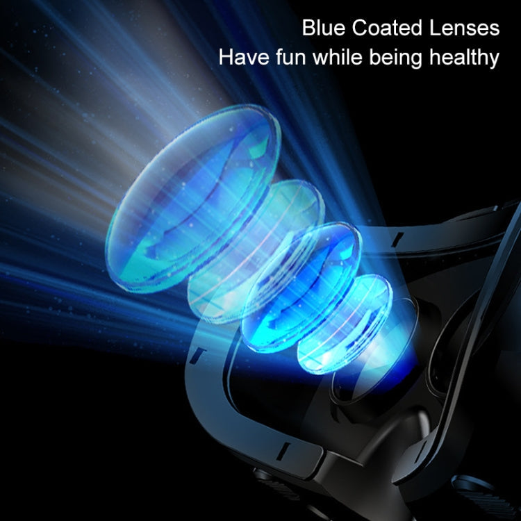 VRG Pro Audio Video Version Blu-ray Coated Lenses All-in-one Mobile Phone 3D VR Glasses, Blu-ray Coated Lenses – Durable Build, Easy to Use