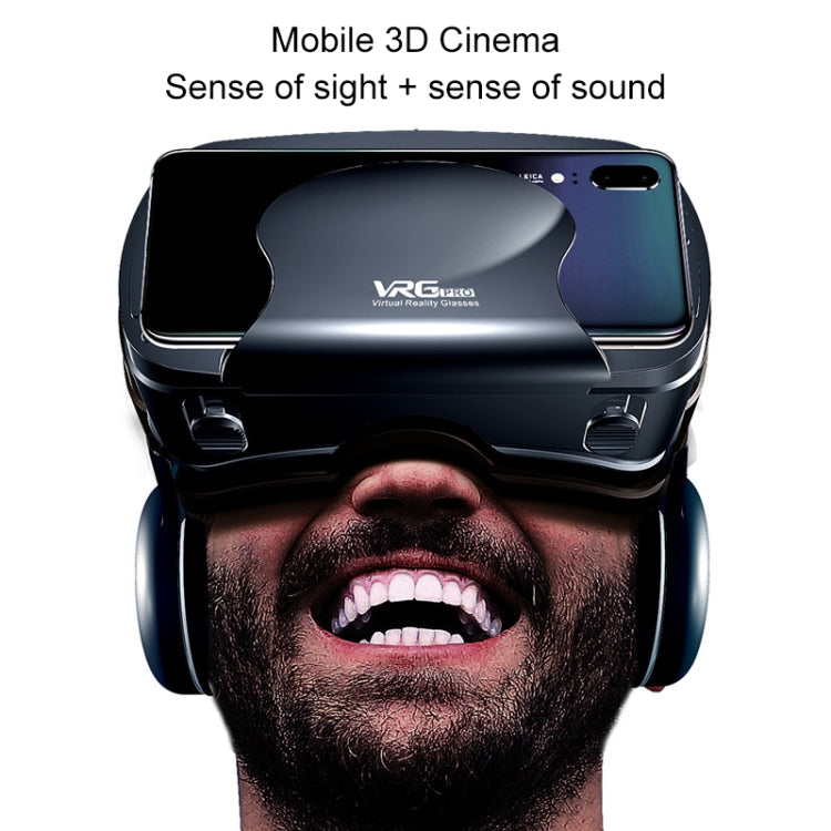 VRG Pro Audio Video Version Blu-ray Coated Lenses All-in-one Mobile Phone 3D VR Glasses, Blu-ray Coated Lenses – Durable Build, Easy to Use