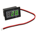 V40D 2 Wires Red Light Display Mini Waterproof IPX4 Digital Voltage Meter, Measure Voltage: DC 2.5-30V, DT0002G, DT0002L, DT0002R DT0002G