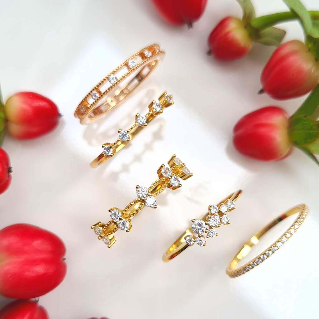Thin Full Eternity Ring (1.2 mm) in Gold