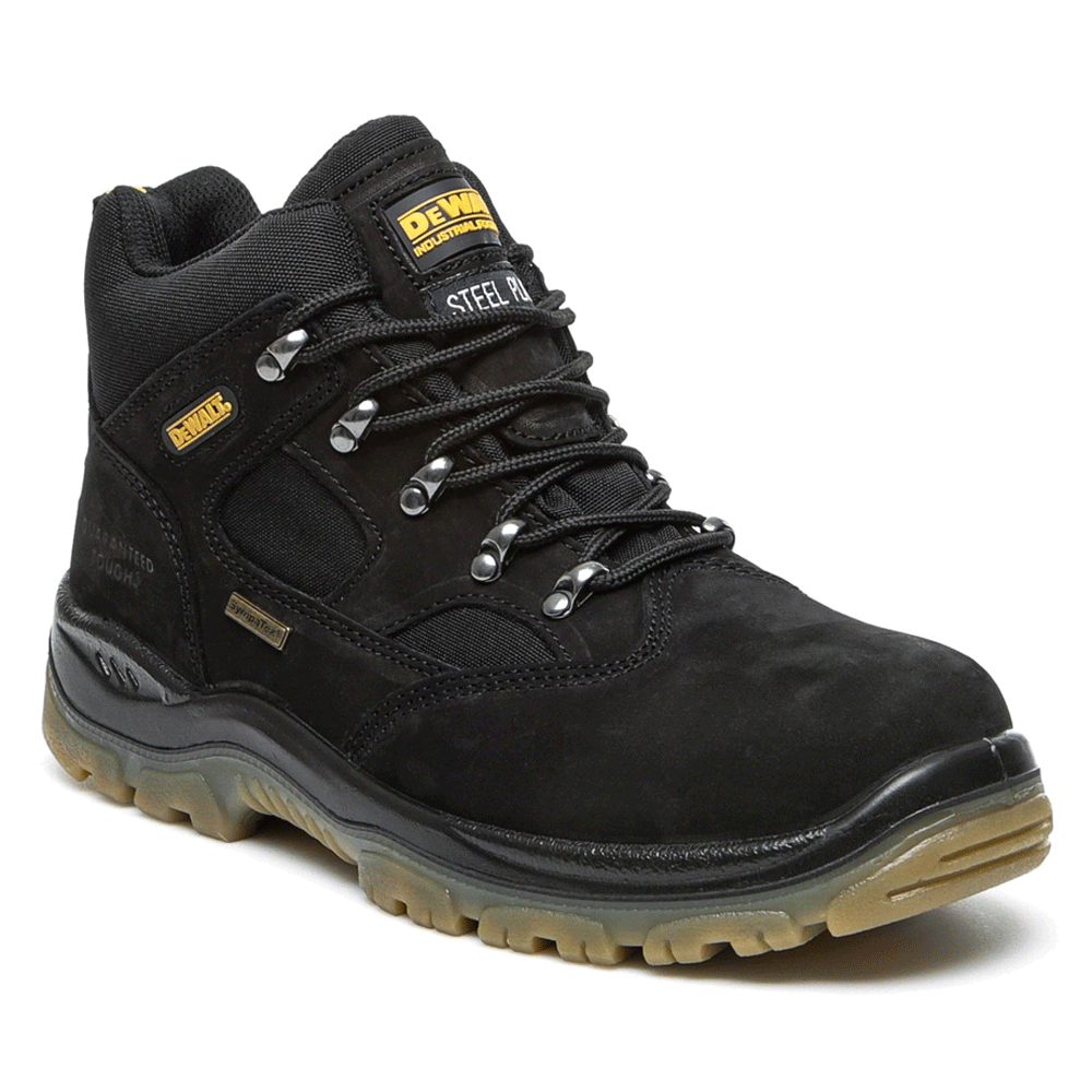 Dewalt Challenger Breathable Waterproof Safety Boots Black