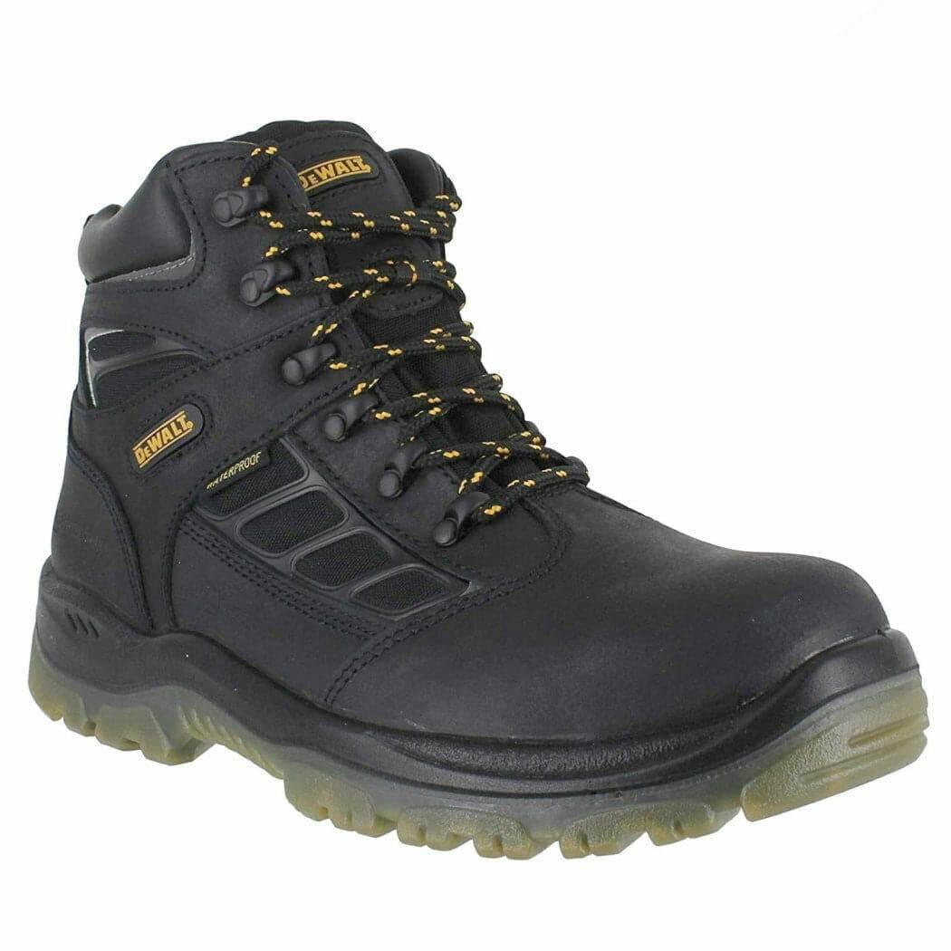Dewalt Hudson Waterproof Breathable Steel Toe Cap Work Boot Black