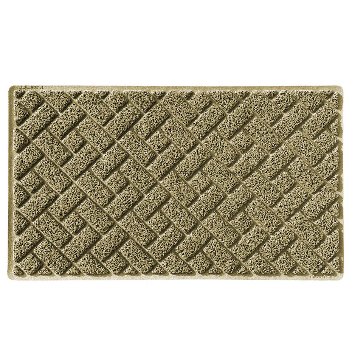 Diamond Doormat 75x44cm Beige