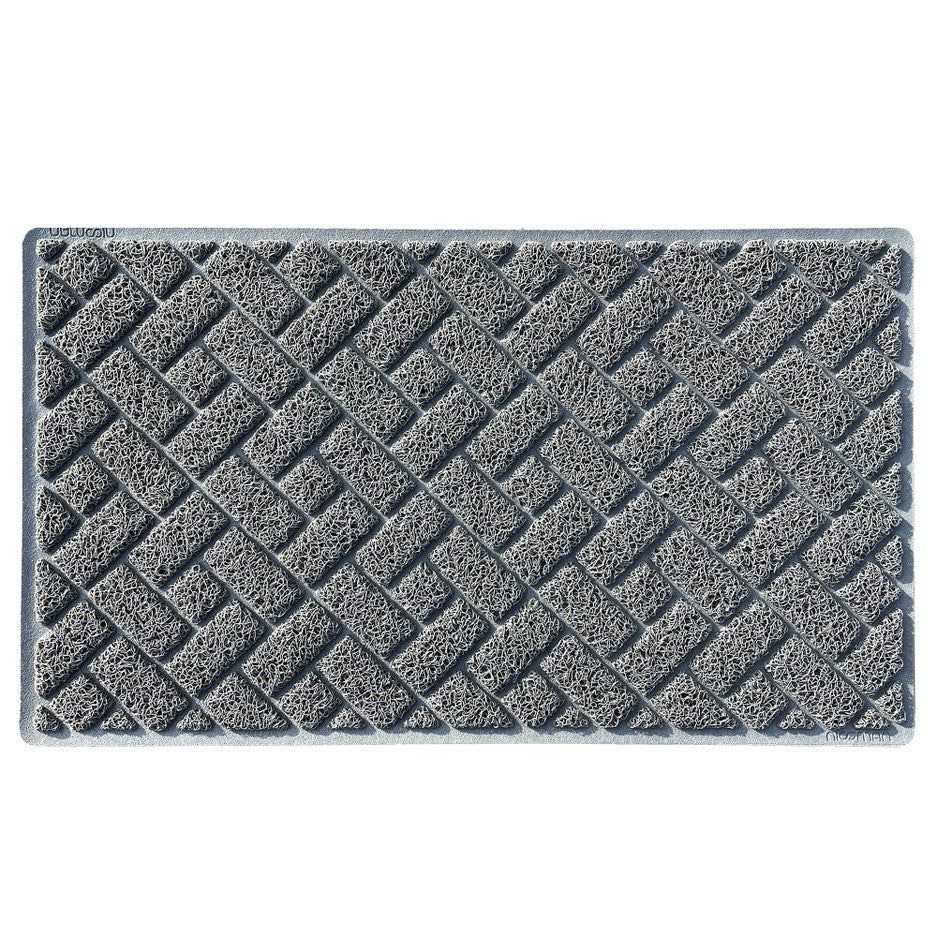 Diamond Doormat 75x44cm Grey