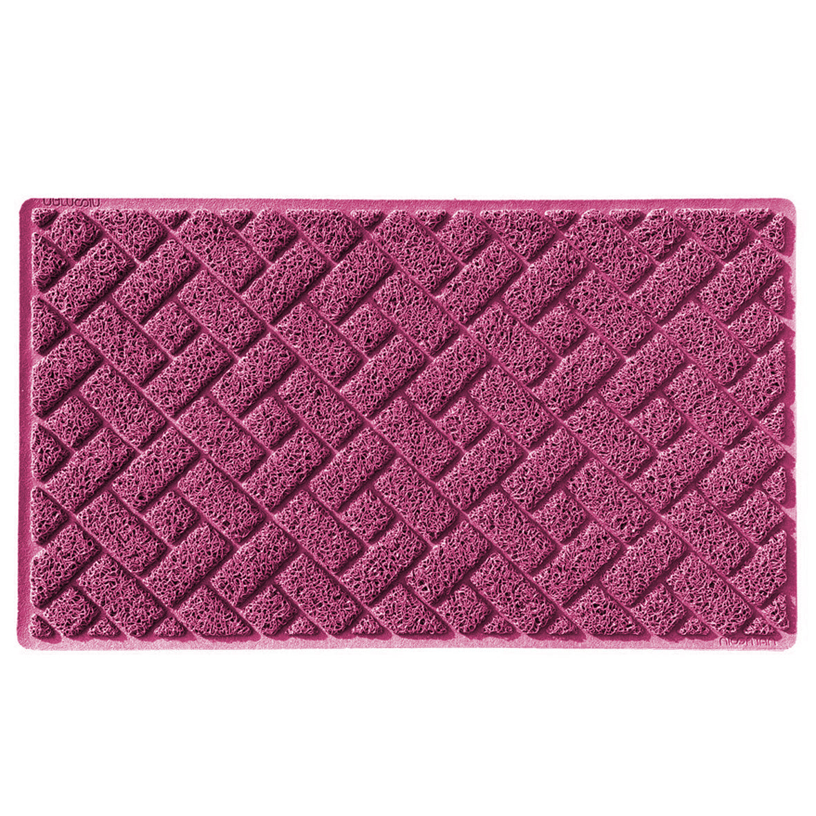 Diamond Doormat 75x44cm Pink