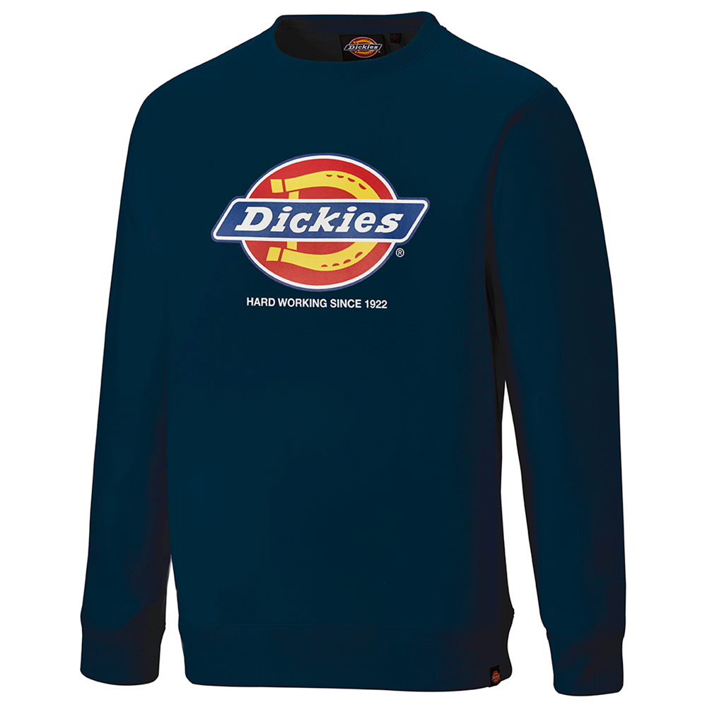 Dickies DT3010 22 Longton Graphic Logo Sweatshirt Various Colours Navy Blue