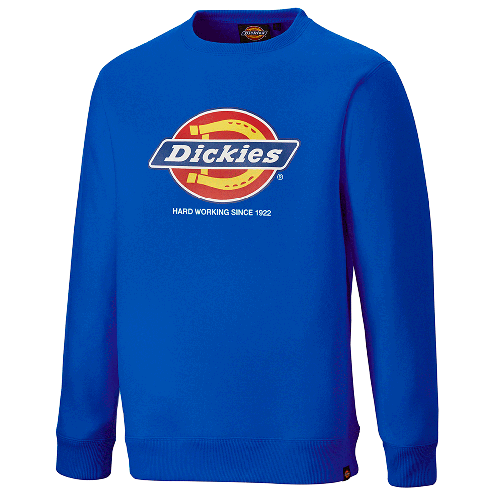 Dickies DT3010 22 Longton Graphic Logo Sweatshirt Various Colours Royal Blue