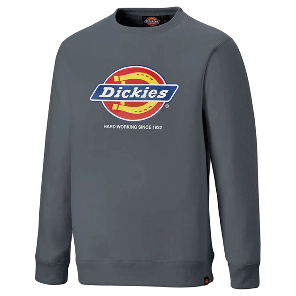 Dickies DT3010 22 Longton Graphic Logo Sweatshirt Various Colours Grey