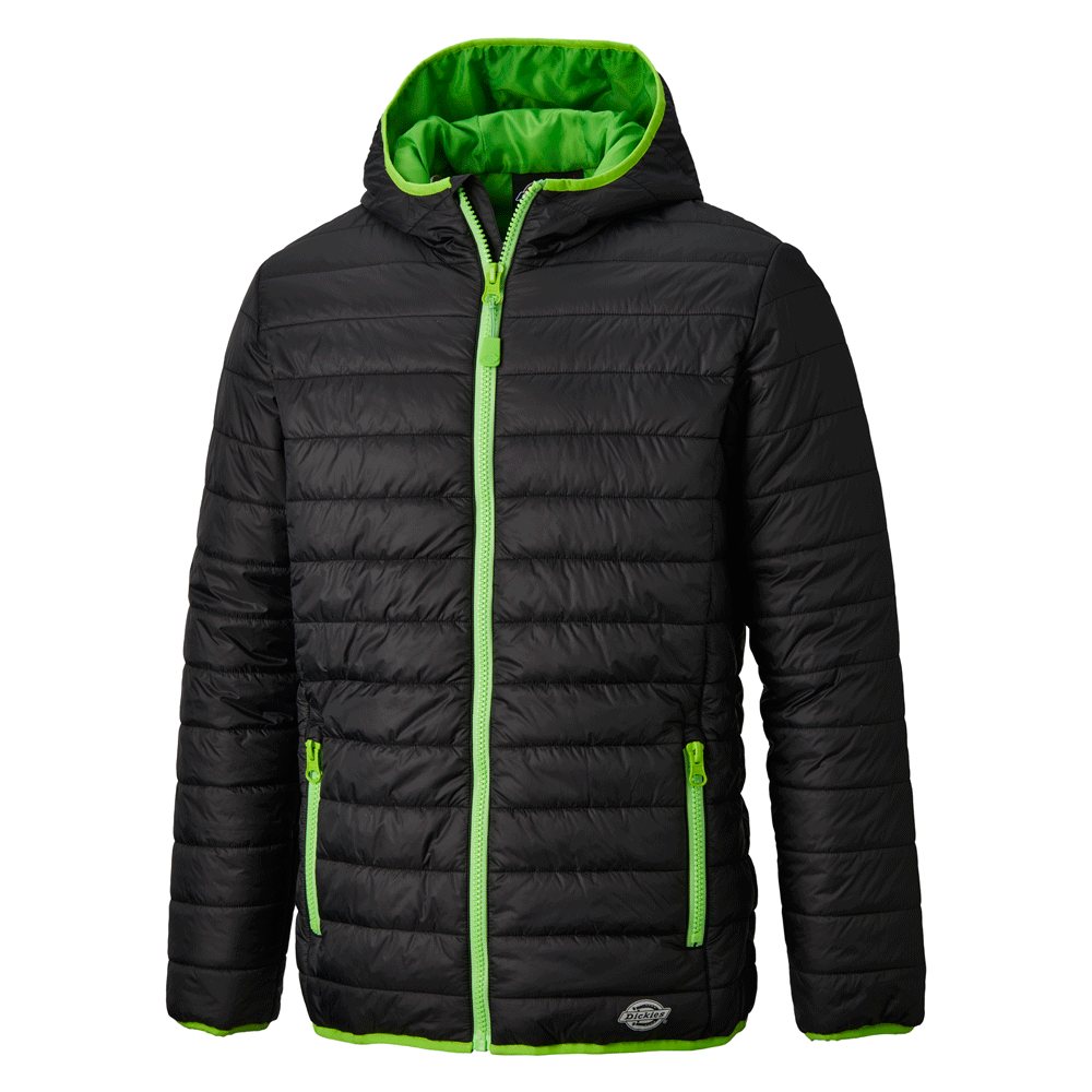 Dickies DT7024 22 Stamford Puffer Jacket Various Colours Black Lime