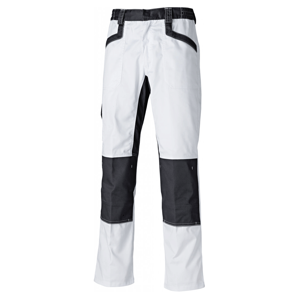 Dickies Industry 260 Elasticated Work Knee Pad Trouser Various Colours White Grey