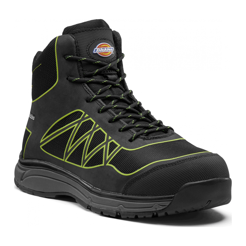 Dickies Phoenix Safety Boot (FC9526) Various Colours Black Lime