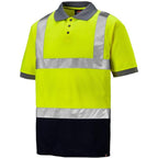 Dickies Two Tone Hi Vis Taped Work Polo Shirt SA22076