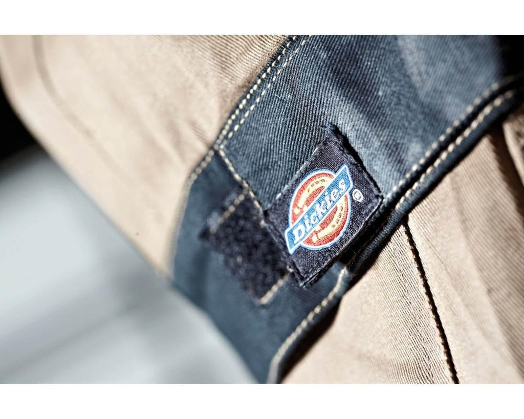 Dickies WD4930 Grafter Duo Tone Cordura Knee Pad Work Trousers White