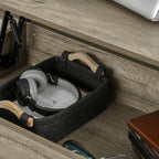 Lift Top Coffee Table with Hidden Storage Compartment, Lift Tabletop Pop-Up Center Table for Living Room