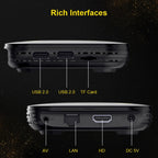 HK1 RBOX-H8S 4K Ultra HD Android 12.0 Smart TV Box with Remote Control, Allwinner H618 Quad-Core, 2GB+16GB, 2GB+16GB