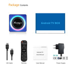 Acrylic X88 Pro 13 8K Ultra HD Android 13.0 Smart TV Box with Remote Control, RK3528 Quad-Core, 4G+64GB, 4G+64GB