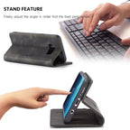 CaseMe-013 Multifunctional Retro Frosted Horizontal Flip Leather Case with Card Slot & Holder & Wallet, for Galaxy S8 Plus, for Galaxy S8, for Galaxy S9, for Galaxy S9 Plus